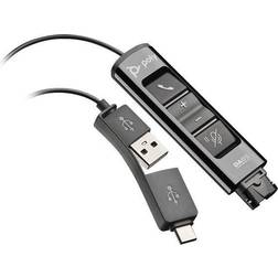 Poly DA85 USB to QD Black Adapter TAA