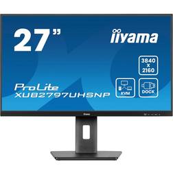 Iiyama XUB2797UHSNP-B1 27" IPS LCD USB-C Dock Display with 96W Ch