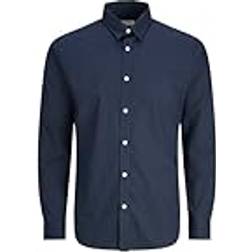 JJ Rebel Jrebgavin Solid Shirt LS Noos Dam Skjortor - Sky Captain
