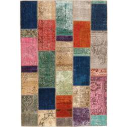 RugVista Patchwork Multifärgad 141x207cm