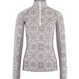 Kari Traa Edith HZ Half Zip Longsleeve Damen Wgrey