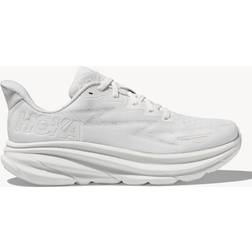 Hoka Clifton 9 White Sneakers - Women's