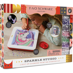 Fao Schwarz Sparkle Studio Light Up Diamond Painting Starter Kit