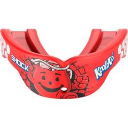 SHOCK DOCTOR Gel Max Power Mouth Guard, Flavored Sports Mouthguard for Football, Lacrosse, Hockey, Basketball, Flavored Mouth Guard, Youth & Adult, Adult, Kool-Aid Cherry