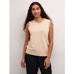 Kaffe Kalizza Knit Slipover Kvinde Feather Gray
