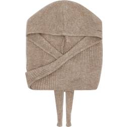 Ganni Soft Wool Balaclava - Almond Milk