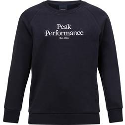 Peak Performance Original Crew Junior - Black/Offwhite