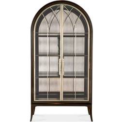 Hooker Furniture Bella Donna Caviar/Dark Wood Glass Cabinet 45.2x84"