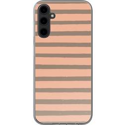 iMoshion Striped Peach Reverse Design Case for Galaxy A14 5G