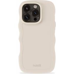Holdit Phone Case Wavy Light Beige iPhone 16 Pro Max