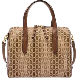 Fossil Sydney Satchel - Beige/Brown