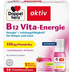 Doppelherz B12 Vita-Energy Drinking Ampoules Raspberry 30 stk