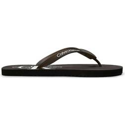 Calvin Klein Beach Monogram Slippers - Black