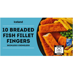 Iceland 10 Breaded Fillet Fish Fingers 250g 1pack