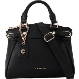 Carvela Mini Valentina Curved Tote Bag - Black