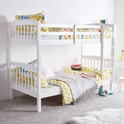 Kosy Koala White Wood 3ft Single Kids Bunkbed Bunk Bed