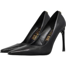 Versace Jeans Couture Læder Højhælede Sko - Sort