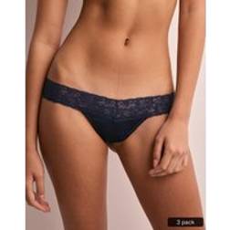 Nelly Blå Lovely Feels Thong 3-pack