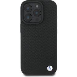 BMW iPhone 16 Pro Max Mobilskal MagSafe Diamond Metal Logo Svart TheMobileStore MagSafe-Tillbehör