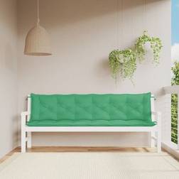 vidaXL Hynder Til 2 Stk 200 x 50 x 7 cm Oxfordstof Grøn Havebænk