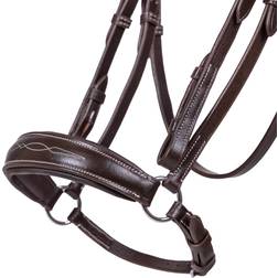QHP Combined Riding Bridle And Noseband - Noir