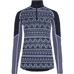 Kari Traa Women's Malia Half Zip Merino undertøj blå