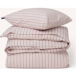 Lexington Dobby Duvet Cover Beige, White, Red (210x150cm)