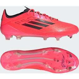 adidas F50 Elite Firm Ground - Turbo/Aurora Black/Platinum Metallic
