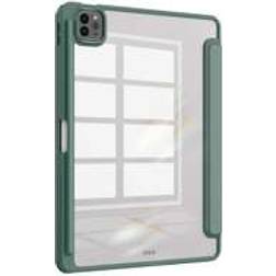 Shein Dark Green Tri-Fold Silicone Foldable Pad Case for Apple iPad Mini 4/5/6 9.7/10.2/10.5 Inches Air 13 And Pro 11 M4 Models