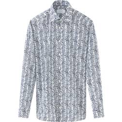 Eton Slim Fit Hemd - Blau/Gemustert