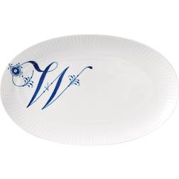 Royal Copenhagen Alfabet Oval W Uppläggningsfat