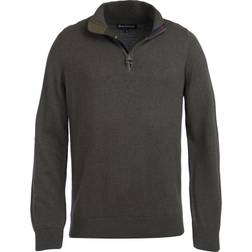 Barbour Men's Cotton Mens Half Zip Jumper Tan Regular/36
