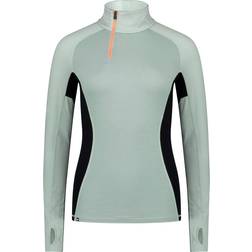 Mons Royale Women's Olympus Half Zip Merino undertøj grå