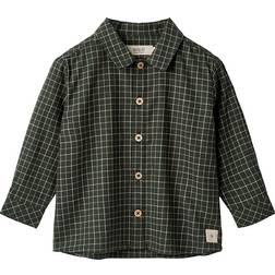 Wheat Baby Oscar Shirt - Black Coal Check (6659i-463 -0026)