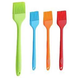 4 Pcs Silicone Basting Pastry Brush (Multicolor) Spatula 4 10.3"