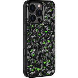 Allen iPhone Green Flake Real Forged Carbon Fiber Phone Case CLASSIC Series