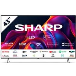 Sharp 4T-C43GM6245KS 43 Inch 4K UHD Quantum Dot Frameless Smart TiVo TV 2024