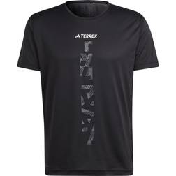 adidas Terrex Agravic Trail Running Tee - Black