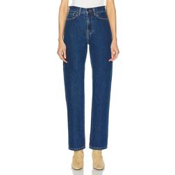 Carhartt WIP noxon high waist straight jeans in blue