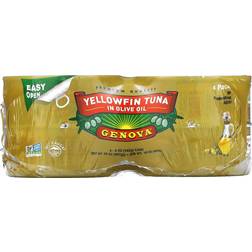 Genova Yellowfin Tuna In Olive Oil 4 Pack 5 oz (142 g)