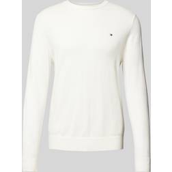 Tommy Hilfiger Kasjmierblend Trui - Rood/Zwart/Wit