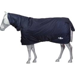 Weatherbeeta Defiant 600D 200g Weight Combo Neck Turnout Rug Navy/White Blue 4'3