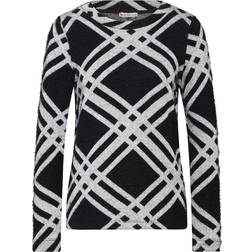 Street One Flauschiges Langarmshirt A322234 - Black
