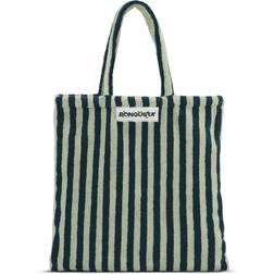 Bongusta Naram Totebag Bärbar väska Sea Foam & Deep Teal 45 x 50 cm