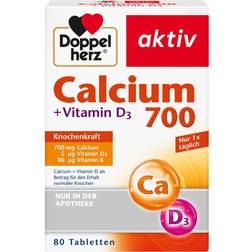 Doppelherz Calcium 700+Vitamin D3 80 Stk.