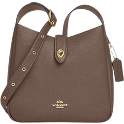 Coach Hadley Convertible Crossbody Bag - Pebbled Leather/Gold/Dark Stone