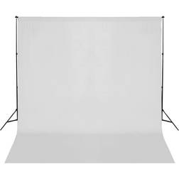 vidaXL Backdrop Support System White