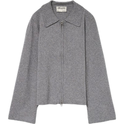 Vero Moda Hanna Knit Cardigan - Grey/Medium Grey Melange