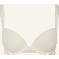 Calvin Klein Push-Up Plunge Bra - CK Attraction - Ivory White