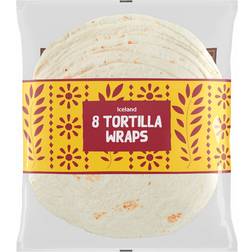 Iceland 8 Tortilla Wraps 496g 8pcs